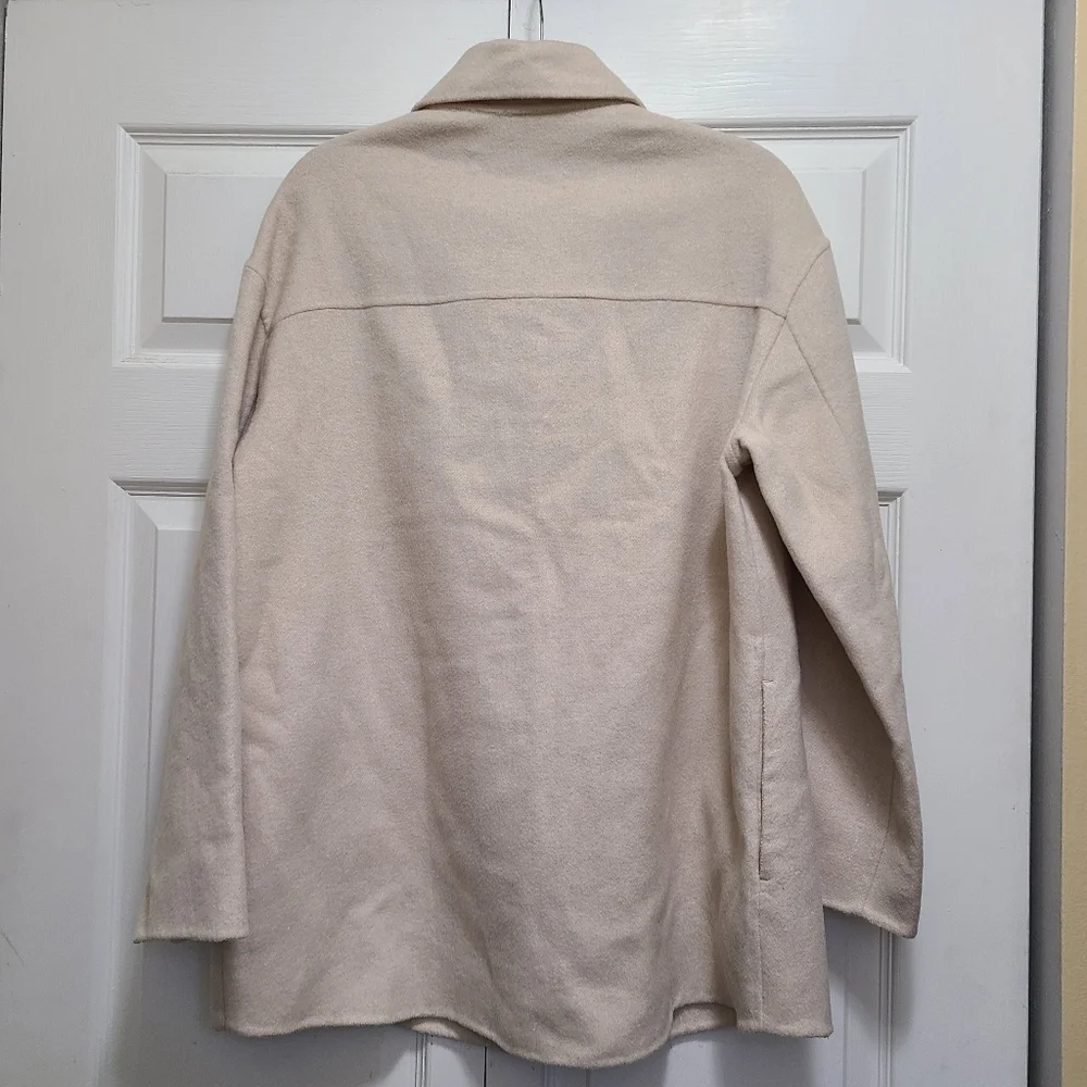 Zara Wool Blend Overshirt Shacket Womens size Small‎